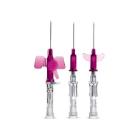 Infuusnaald Safetouch 20G 1,1x32mm met bijspuitpoort en vleugels roze Nipro Artikel foto
