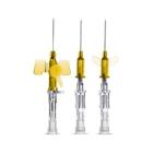 Infuusnaald Safetouch 24G 0,7x25mm met bijspuitpoort en vleugels geel Nipro Artikel foto