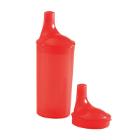 Tuitbeker met 2 deksels 250ml rood Artikel foto