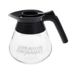 Koffiekan met deksel 1,7ltr glas/zwart Bravilor Novo / Mondo 2 Artikel foto