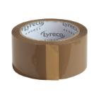 Lyreco budget acryl verpakkingstape 50mmx66m PP bruin Artikel foto