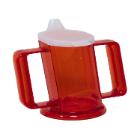 Able2 Handycup tuitbeker met deksel 200ml rood Artikel foto