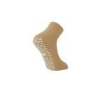 Medline enkelzijdige antislipsokken xlarge 39-43 beige disposable Artikel foto