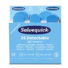 Salvequick Navulling pleister detecteerbaar 21x 72x19mm 14x 72x25mm 51030127 Artikel foto