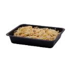 Duniform menuschaal bak 1-vak 1200ml zwart 225x175x43mm cpet Artikel foto