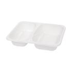 Schaal menu 2-vak C2227-2k wit 227x178x43mm CPET Artikel foto