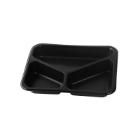 Duniform cateringtray bak 3-vak zwart 227x178x32mm pp Artikel foto