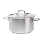 Kookpan met deksel middelhoog 10,2ltr rvs Profijt Artikel foto