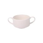 Kom soep 270ml met 2 oren creme 97x56mm porselein Allure Artikel foto