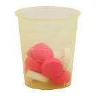 HPM medicijnbeker 30ml geel diameter 35x42mm hoog pp Artikel foto