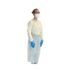 BeeSana isolatiejas non woven pe coated XL 23g lange mouw met manchet geel Artikel foto