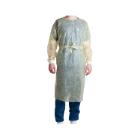Isolatiejas non-woven geel PE coated met tricot manchet maat M Artikel foto