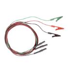 Natus alligator clip lead wire zwart groen rood Artikel foto