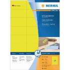 Herma etiketten 4406 70x37mm geel Artikel foto