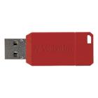 Verbatim pinstripe 2.0 USB-stick 16Gb rood Artikel foto