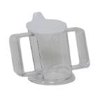 Able2 handycup tuitbeker met deksel 200ml transparant Artikel foto