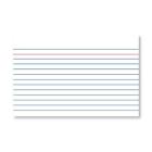 Exacompta systeemkaarten 100x150mm gelijnd wit Artikel foto