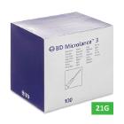 BD Microlance injectienaald 21G 0,8x50mm groen Artikel foto
