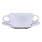 Soepkop 2 oren 25cl off-white Fine Bone China Nobel Artikel foto
