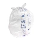 Afvalzak 70x110+14cm comfortwaste Wave Top Type C wit hdpe Artikel foto