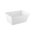 Bak 1000ml 182x135x63mm pp wit geschikt voor magnetron/vaatwasser Artikel foto