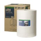 Tork poetsrol W2 1 laags 315x380mm x152m wit premium Artikel foto