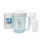 Dispenser poetsrol centerfeed performance mini M1 draagbaar wit/turqase Tork Artikel foto