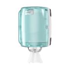 Tork dispenser poetsrol centerfeed performance M2 wit/turqoise Artikel foto
