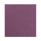 Servet plum 3 laags tissue 33x33cm Artikel foto