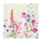 Servet dessin floret 3 laags tissue 40x40cm Artikel foto