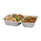 Schaal menu 2 vak 1140ml 227x177x38,5mm aluminium Artikel foto