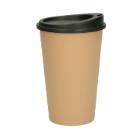 Verive Beker + Deksel Coffee-to-Go Standard Re-Usable PP 400ml Beige Artikel foto