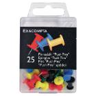 Exacompta push pins prikbordspelden 7mm assorti kleuren Artikel foto