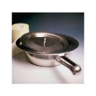 Ondersteek cpl. met deksel 31 cm. rvs p/st Artikel foto