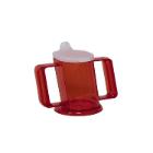 Beker handycup rood Artikel foto