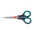 Delta rvs schaar 14 cm spitse punten softgrip handgrepen Artikel foto