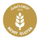Labellord allergenen etiket bevat gluten Artikel foto