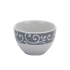 Condimentenbowl xl 370ml dekor grijze krul porselein Seltmann Artikel foto