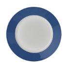 Bord colours met brede rand blauw 265mm porselein Profijt Artikel foto