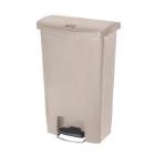 Afvalbak pedaalemmer slim jim front-step 50ltr beige Rubbermaid Artikel foto