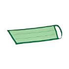 Greenspeed glas mop velcro 30cm groen Artikel foto