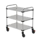 Serveerwagen 3 bladen 107x67x95cm rvs Rieber Artikel foto