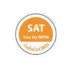 Labellord etiket met sat use by mon aqualabel Artikel foto
