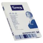 Lyreco multifunctionele etiketten 63,5x38,1mm wit Artikel foto