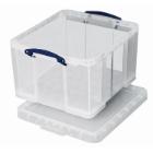 Opbergbox 42ltr 520x440x310mm transparant met deksel PP Artikel foto