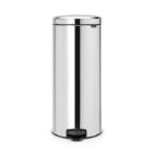 Afvalbak pedaalemmer kunstst. binnenemmer Newicon 30ltr brillian steel Brabantia Artikel foto