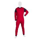 Hansop jersey met rugrits zonder voet lange mouw maat L bordeaux 681 Artikel foto
