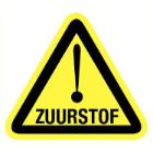 Sticker zuurstof 90mm Artikel foto