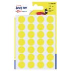 Avery PSA15J etiketten rond 15mm geel Artikel foto
