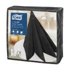 Tork servet dinner linstyle zwart 39x39cm Artikel foto
